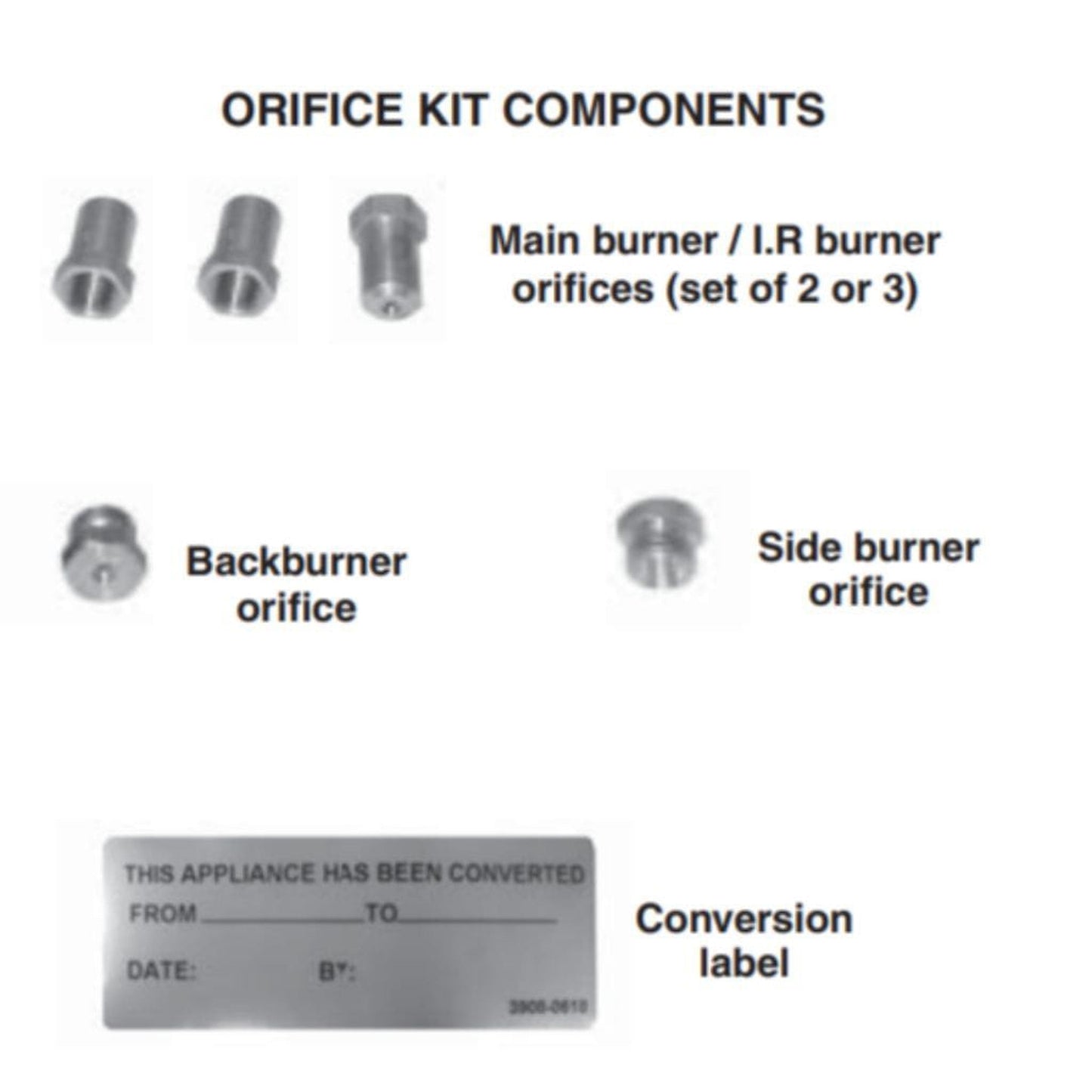 American Outdoor Grill Propane Orifice Kits