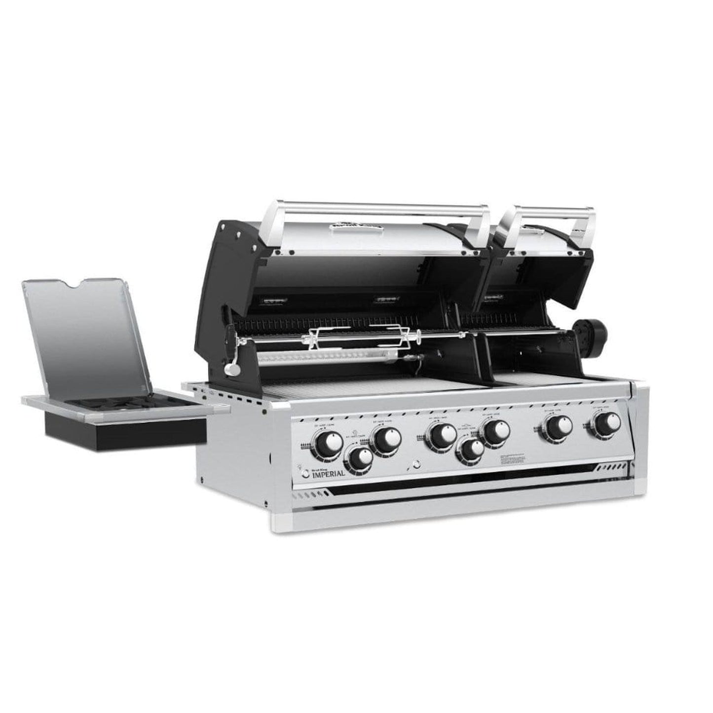 Broil King 44" 6-Burner Imperial S 690 Built-In Gas Grill w/ Side