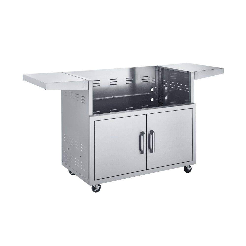 Broilmaster 42" Stainless Steel Cart with 2 Doors and 2 Fold-Down