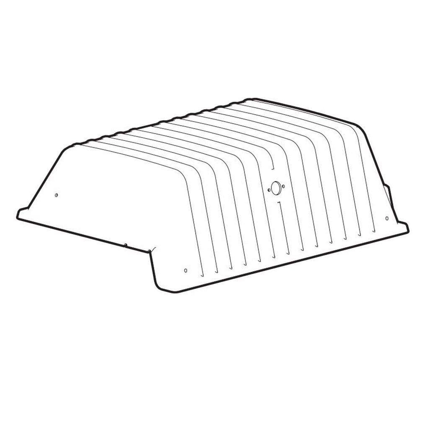 Broilmaster B102043 Casting Top With Hinge Pins and Heat Indicator