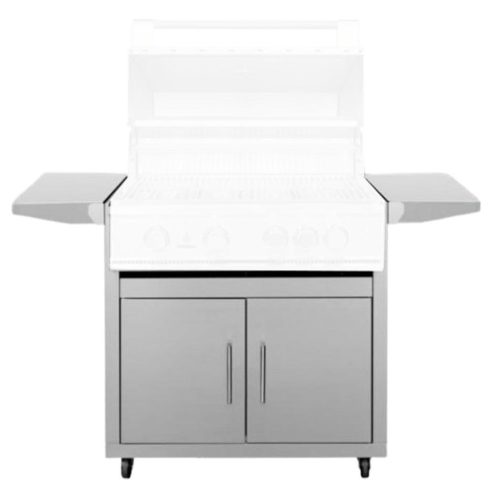 TrueFlame 25" Stainless Steel Freestanding Deluxe Grill Cart
