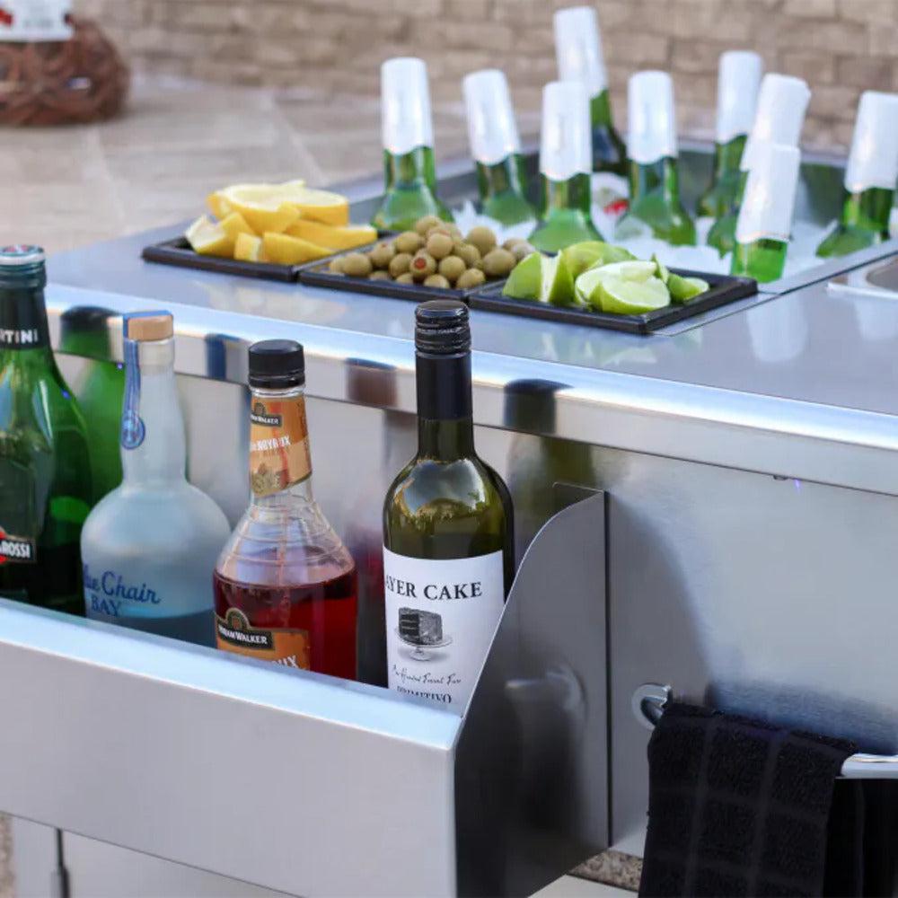 TrueFlame 30" Stainless Steel Beverage and Prep Station