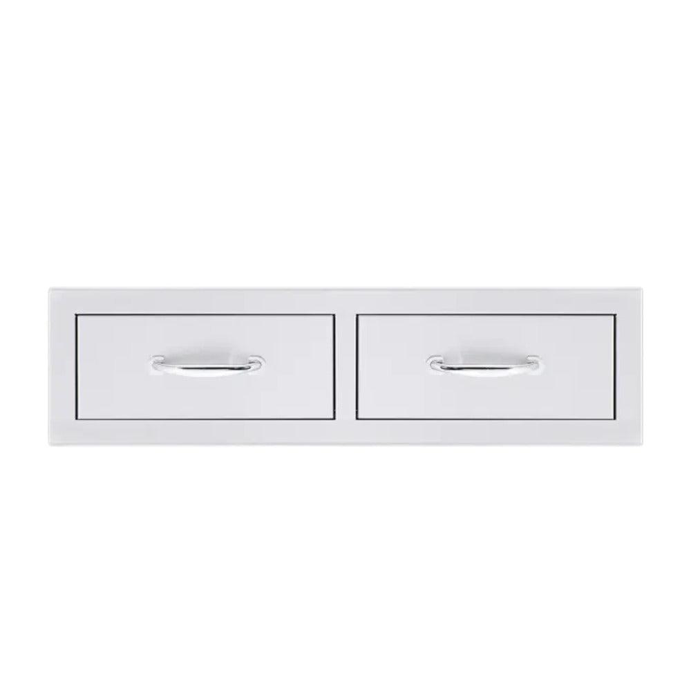 TrueFlame 32" Stainless Steel Double Horizontal Drawer