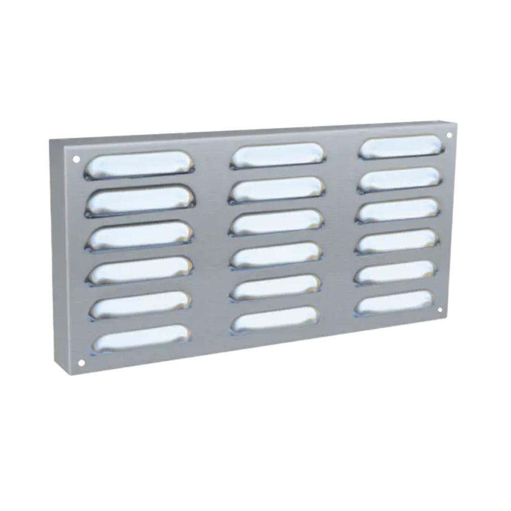 TrueFlame 6" x 12" Stainless Steel Island Vent Panel Masonry Frame Return