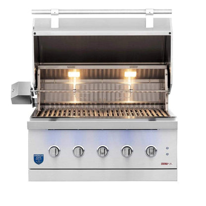 American Made Grills by Summerset Encore Series 36" 5-Burner Built-In Hybrid Grill