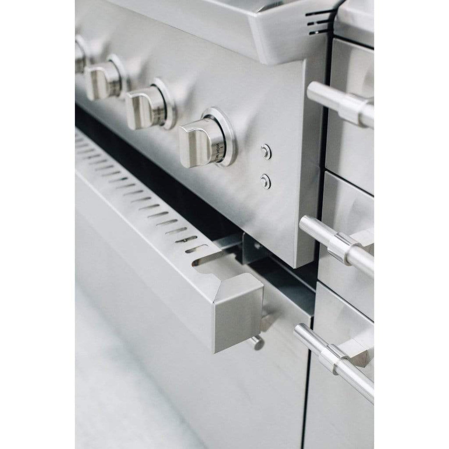 American Made Grills by Summerset Encore Series 36" 5-Burner Freestanding Hybrid Grill