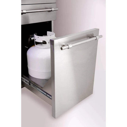 American Made Grills by Summerset Encore Series 54" 8-Burner Freestanding Hybrid Grill