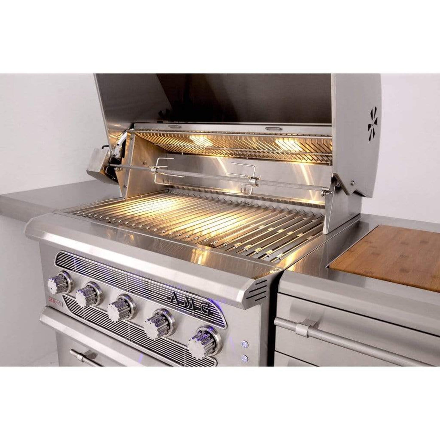 American Made Grills by Summerset Muscle Series 36" Built-In Hybrid Grill