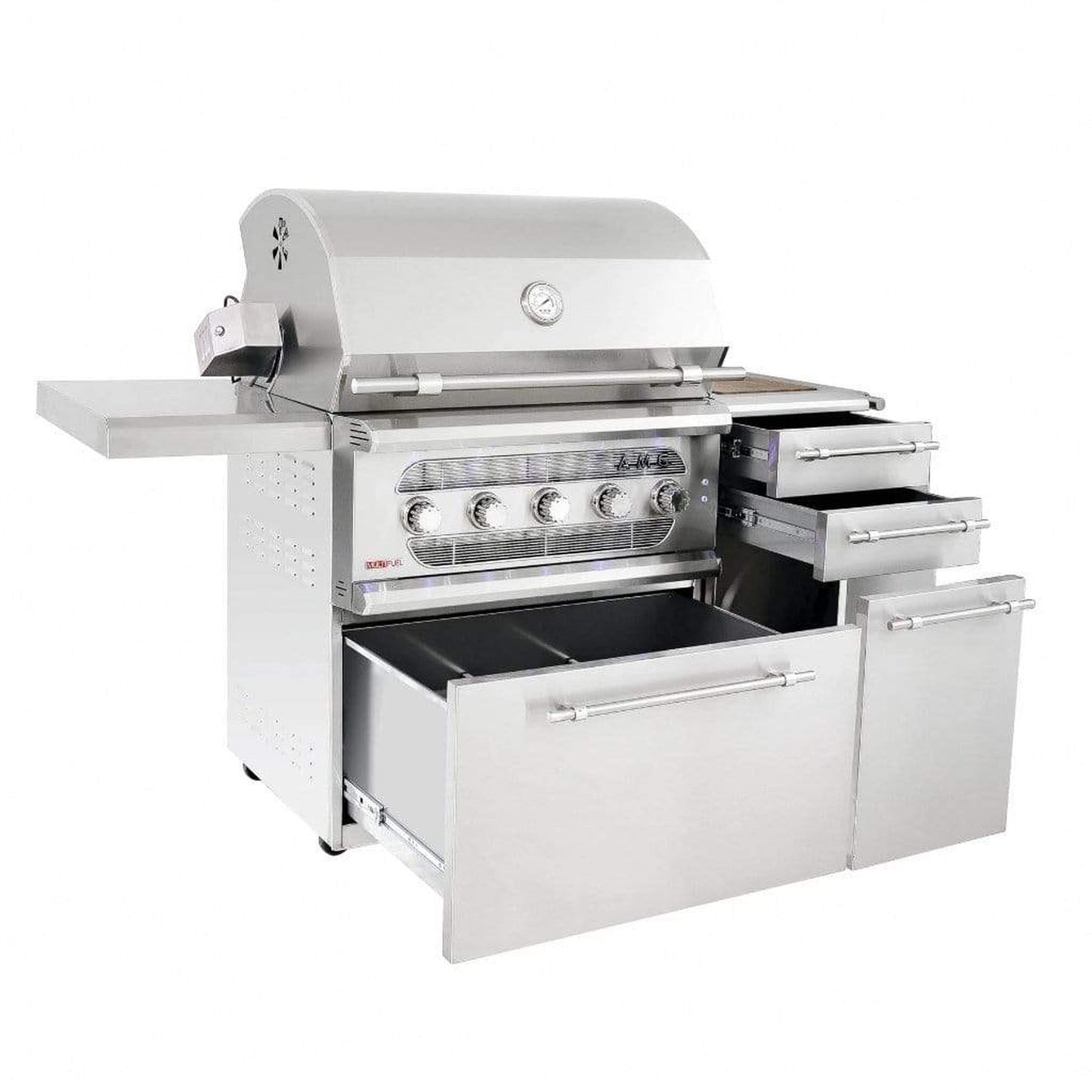 American Made Grills by Summerset Muscle Series 36" Freestanding Hybrid Grill