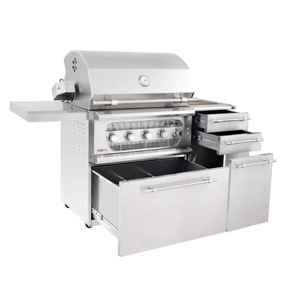 American Made Grills by Summerset Muscle Series 36" Freestanding Hybrid Grill