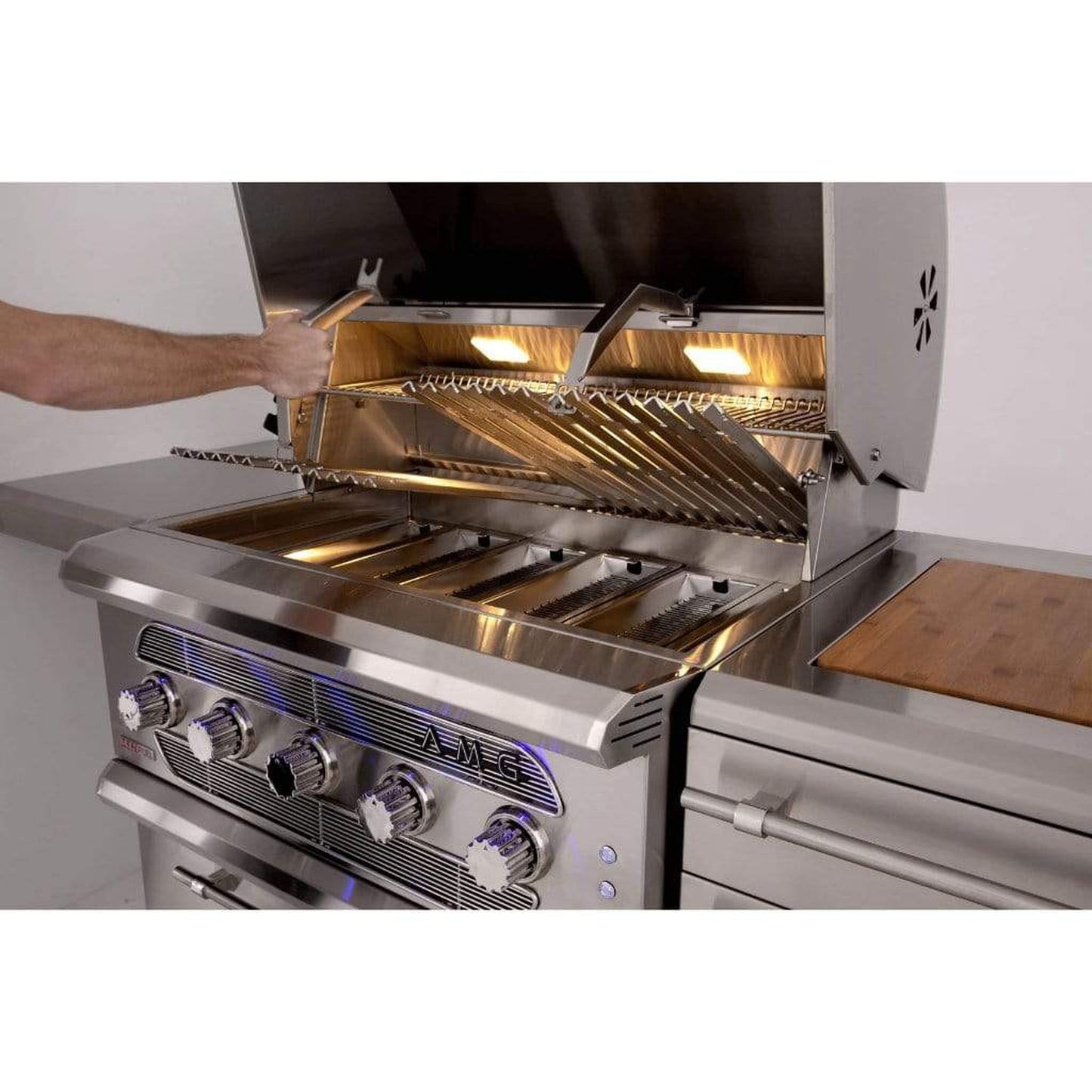 American Made Grills by Summerset Muscle Series 54" Built-In Hybrid Grill