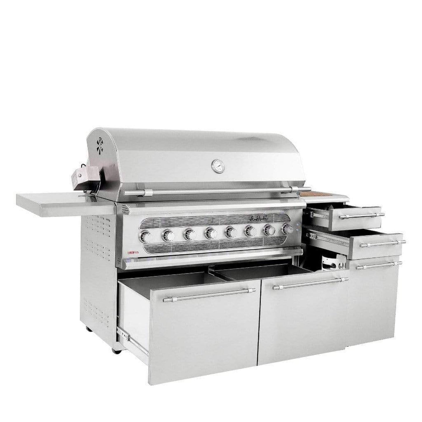 American Made Grills by Summerset Muscle Series 54" Freestanding Hybrid Grill