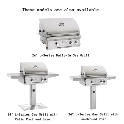 American Outdoor Grill 24" L-Series Portable 2-Burner Propane Gas Grill