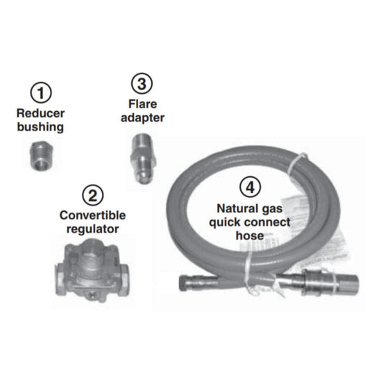 American Outdoor Grill Propane to Natural Gas Portable Conversion Kit with 10' Hose