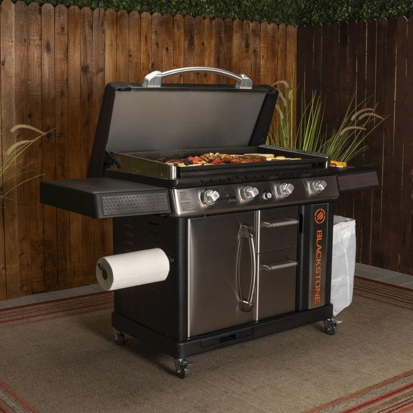 Blackstone 36" Culinary Pro Propane Gas Cabinet Griddle with Hood