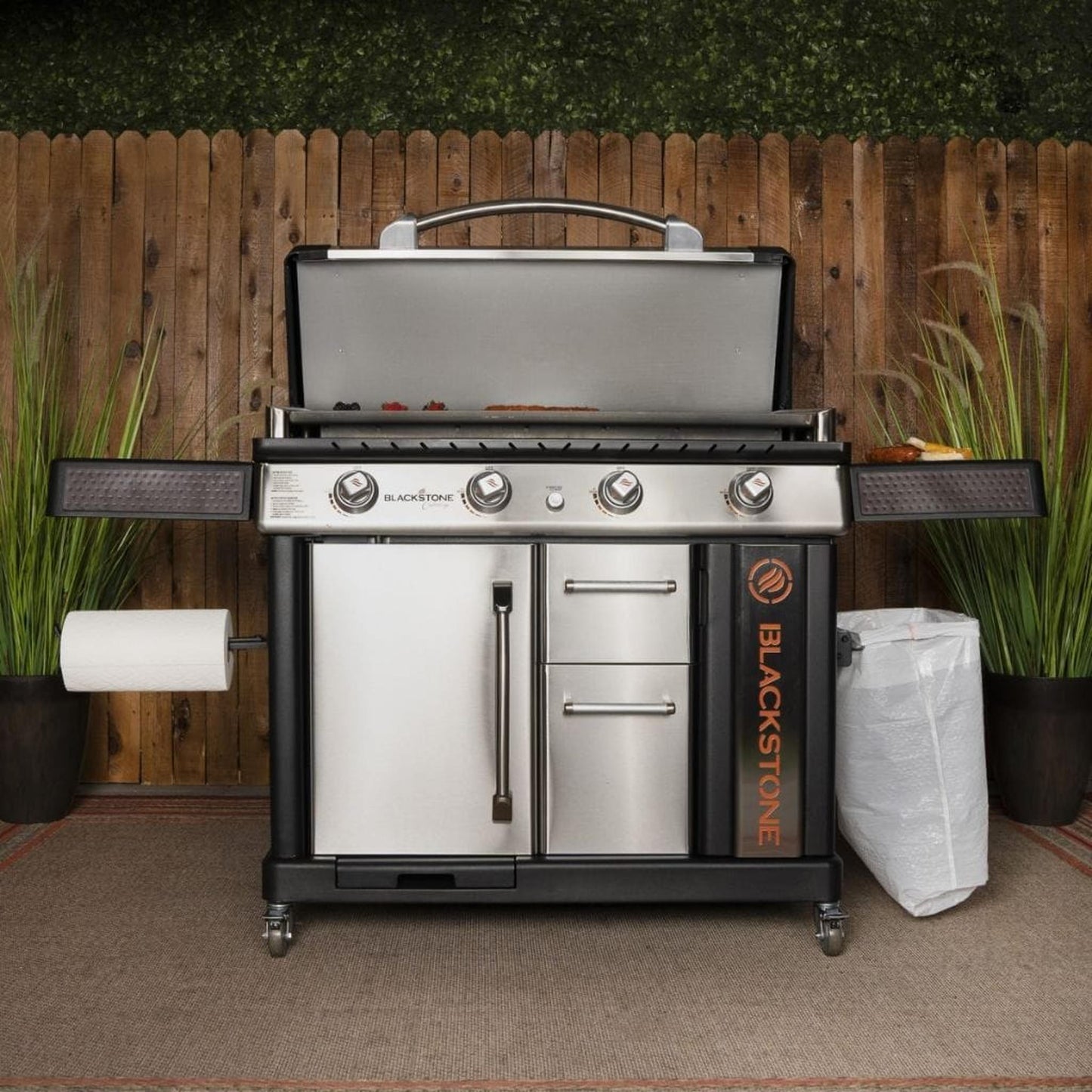 Blackstone 36" Culinary Pro Propane Gas Cabinet Griddle with Hood