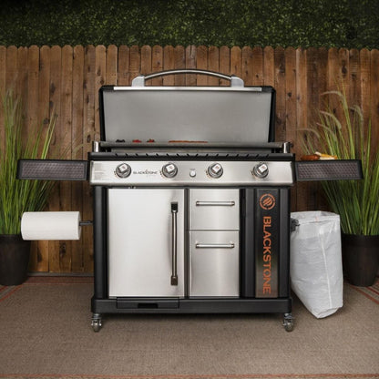 Blackstone 36" Culinary Pro Propane Gas Cabinet Griddle with Hood