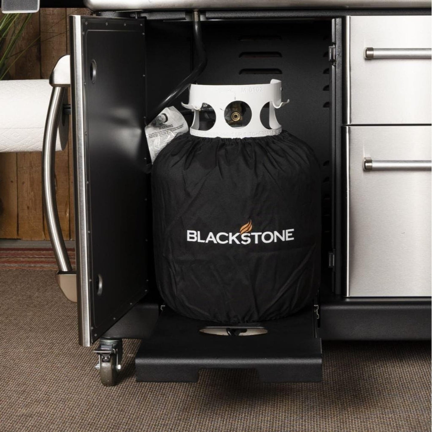 Blackstone 36" Culinary Pro Propane Gas Cabinet Griddle with Hood