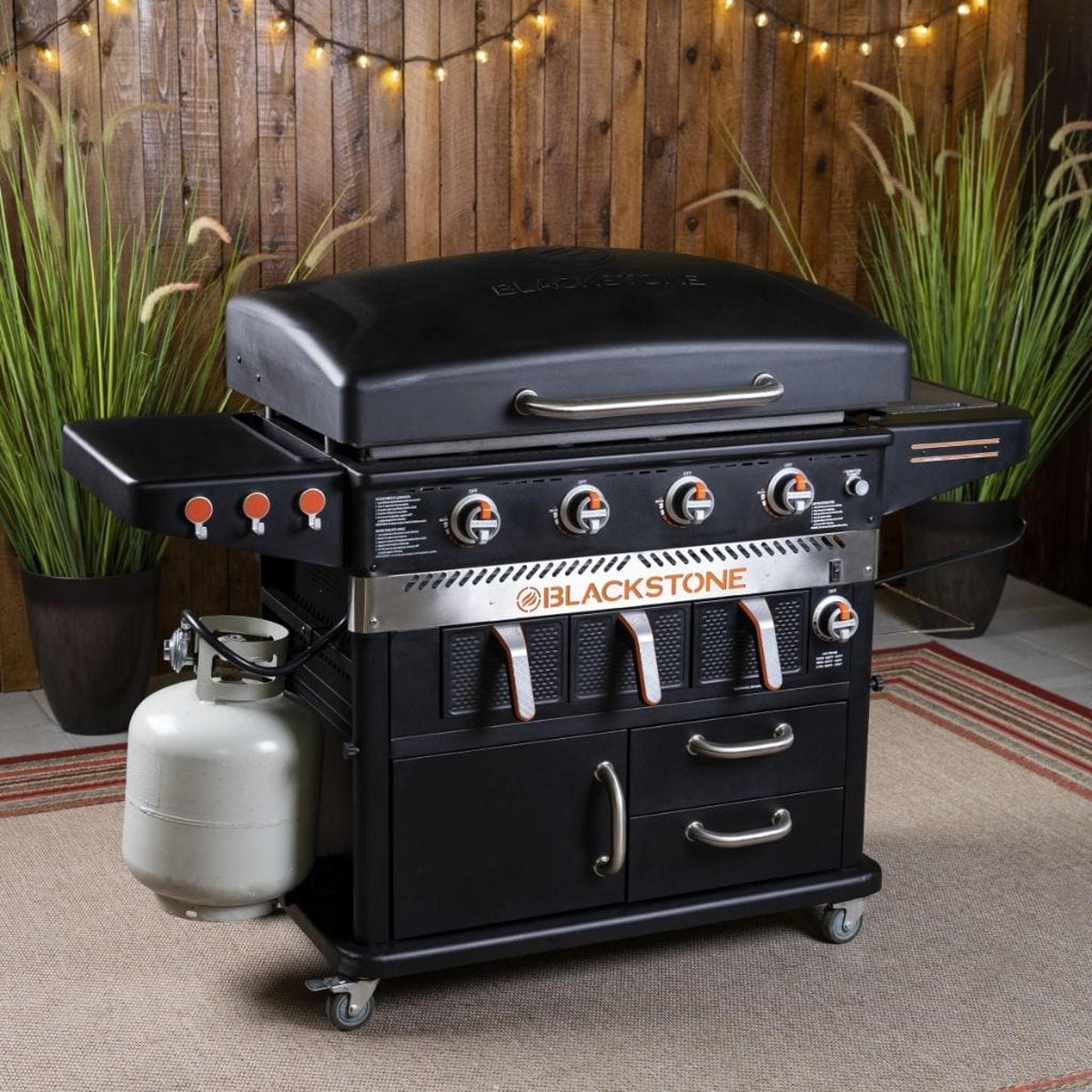 Blackstone 36" Patio Propane Gas Cabinet Griddle with Airfryer