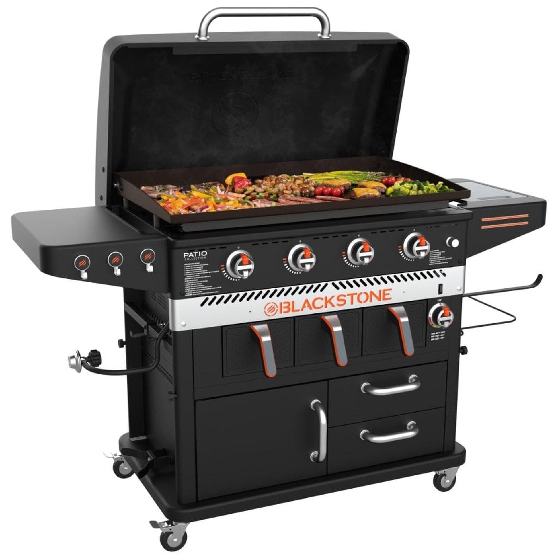 Blackstone 36" Patio Propane Gas Cabinet Griddle with Airfryer