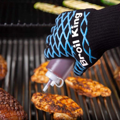 Broil King 11" Single Black w/ Blue Accents Grilling Glove