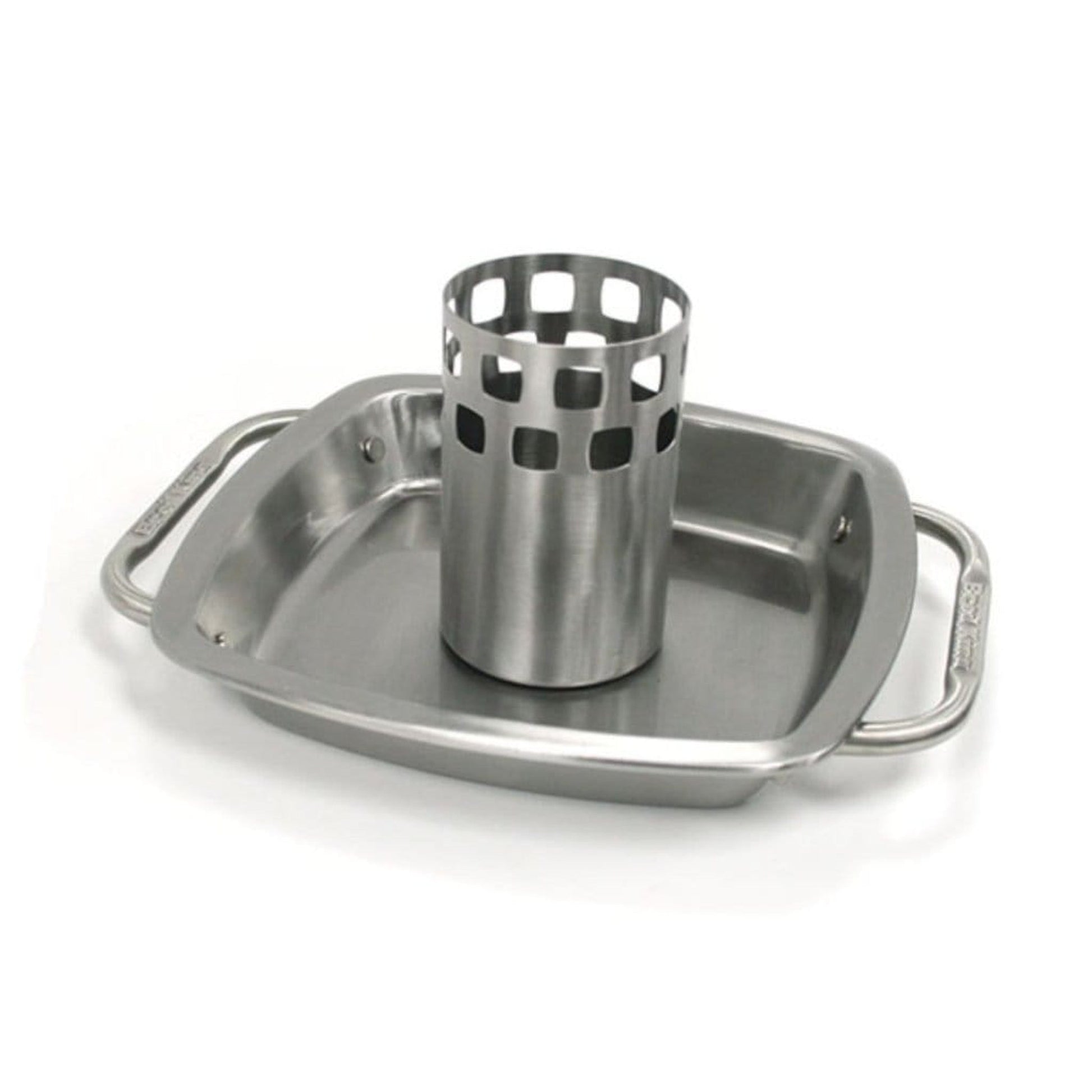 Broil King 11" Stainless Steel Premium Chicken Roaster w/ Pan