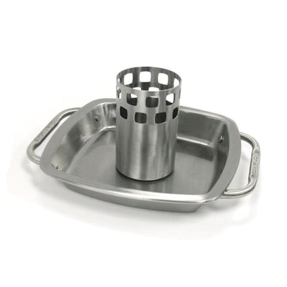 Broil King 11" Stainless Steel Premium Chicken Roaster w/ Pan
