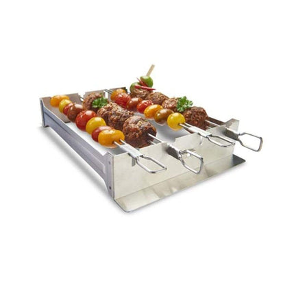 Broil King 12" Stainless Steel Narrow Kebab Rack Set