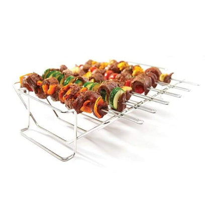 Broil King 15" Stainless Steel Reversible Rib/ Skewer Rack