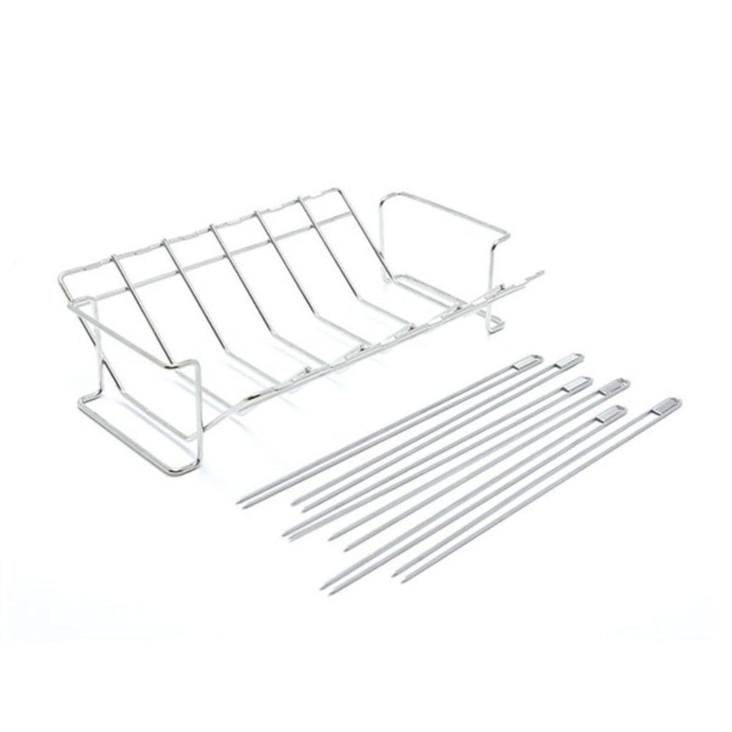 Broil King 15" Stainless Steel Reversible Rib/ Skewer Rack
