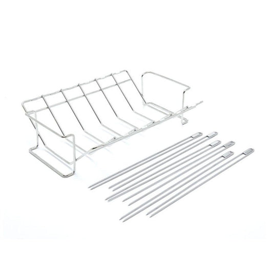 Broil King 15" Stainless Steel Reversible Rib/ Skewer Rack