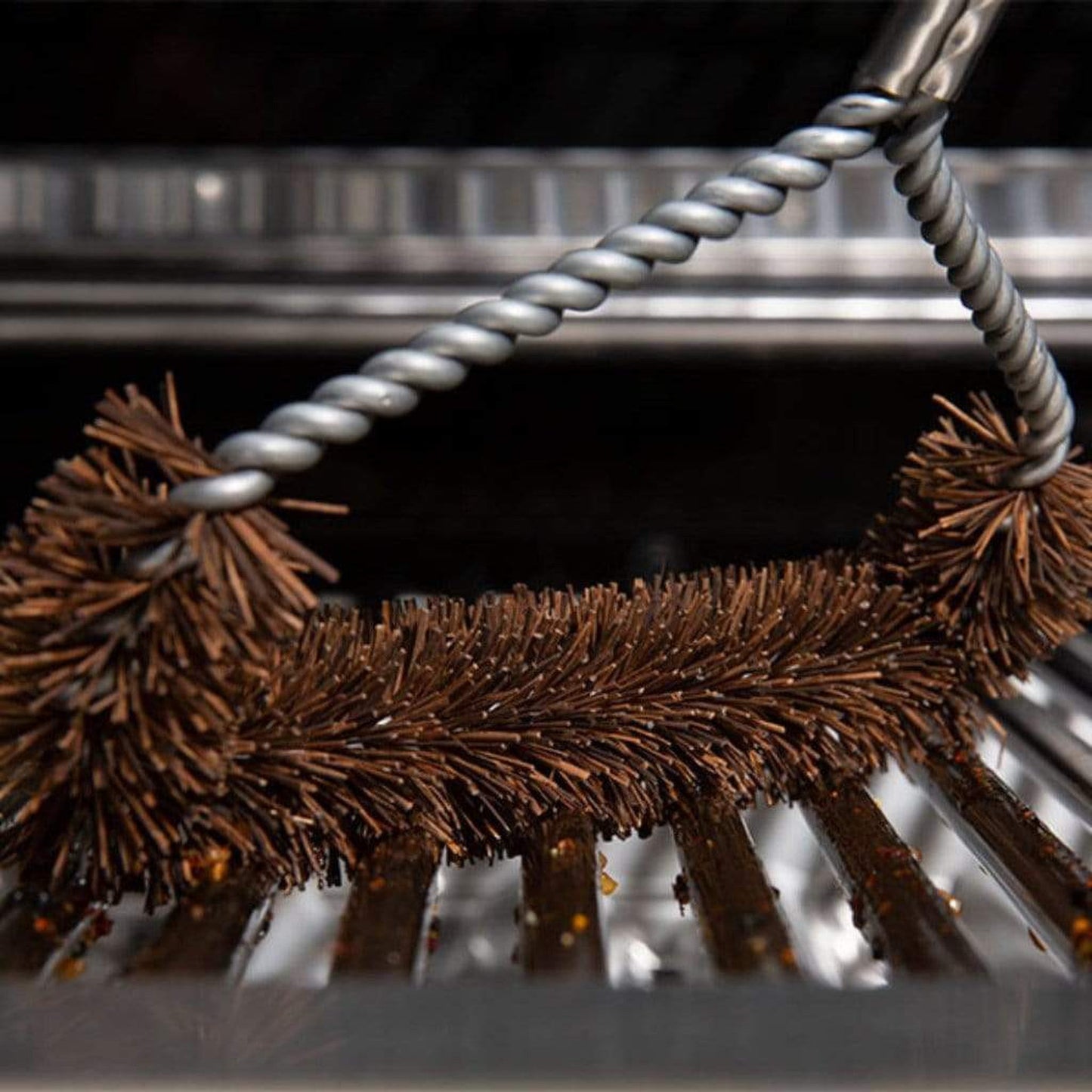 Broil King 18" Twisted Palmyra Tri-Head Wide Grill Brush