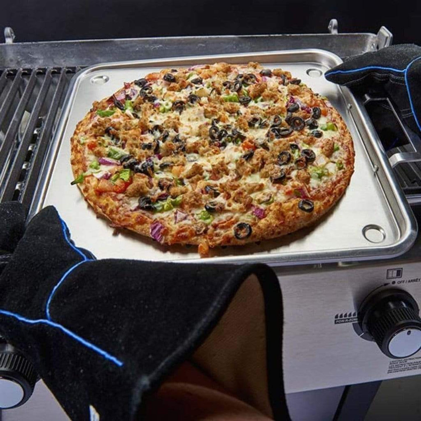 Broil King 2-Piece Leather Grilling Gloves