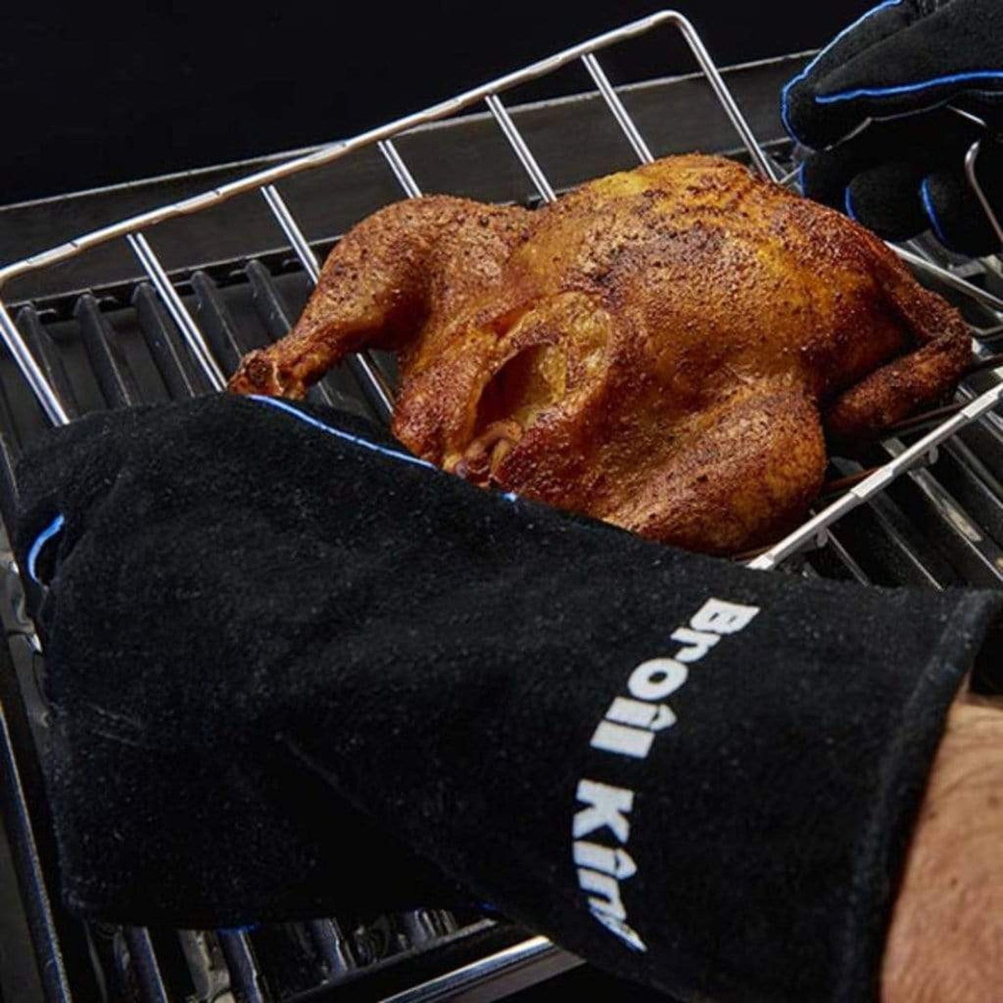 Broil King 2-Piece Leather Grilling Gloves