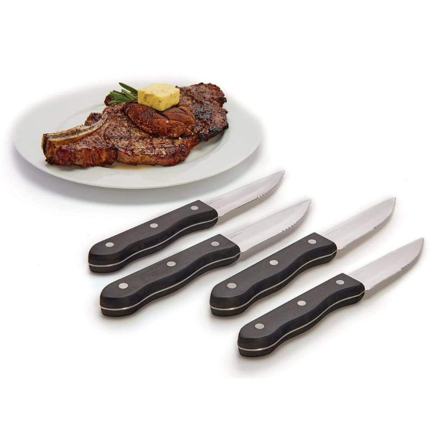 Broil King 4-Piece Stainless Steel Steak Knife Set