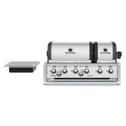 Broil King 44" 6-Burner Imperial S 690 Built-In Gas Grill w/ Side