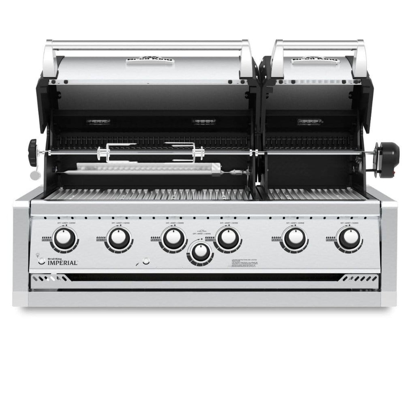 Broil King 44" 6-Burner Imperial S670 Built-In Gas Grill w/ Rear