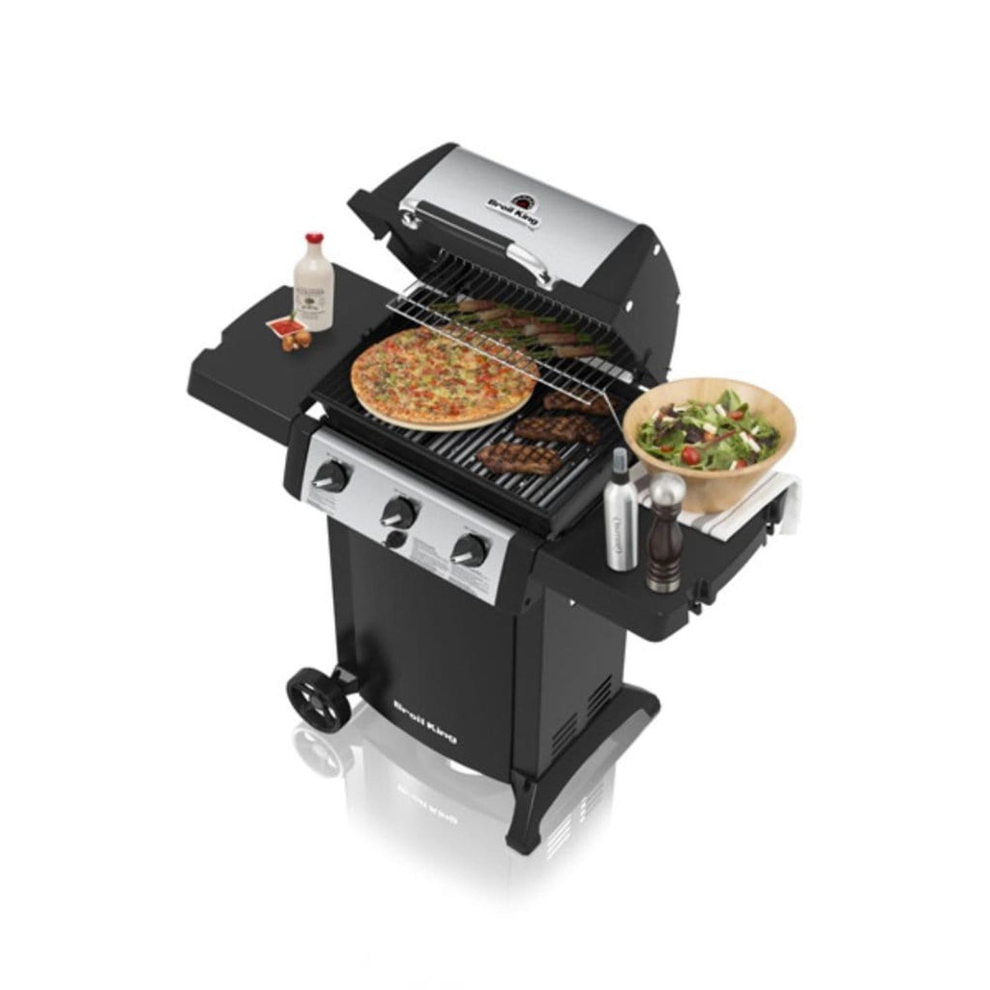 Broil King 45" 3-Burner Black Gem 320 Gas Grill