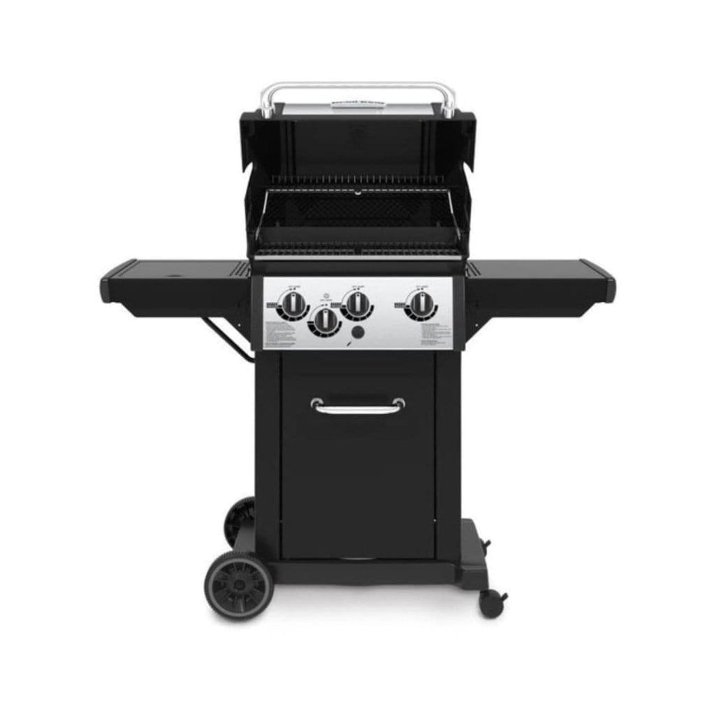 Broil King 51" 3-Burner Black Monarch 340 Gas Grill w/ Side Burner
