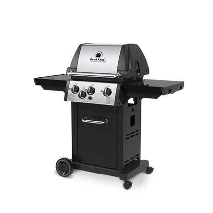 Broil King 51" 3-Burner Black Monarch 340 Gas Grill w/ Side Burner