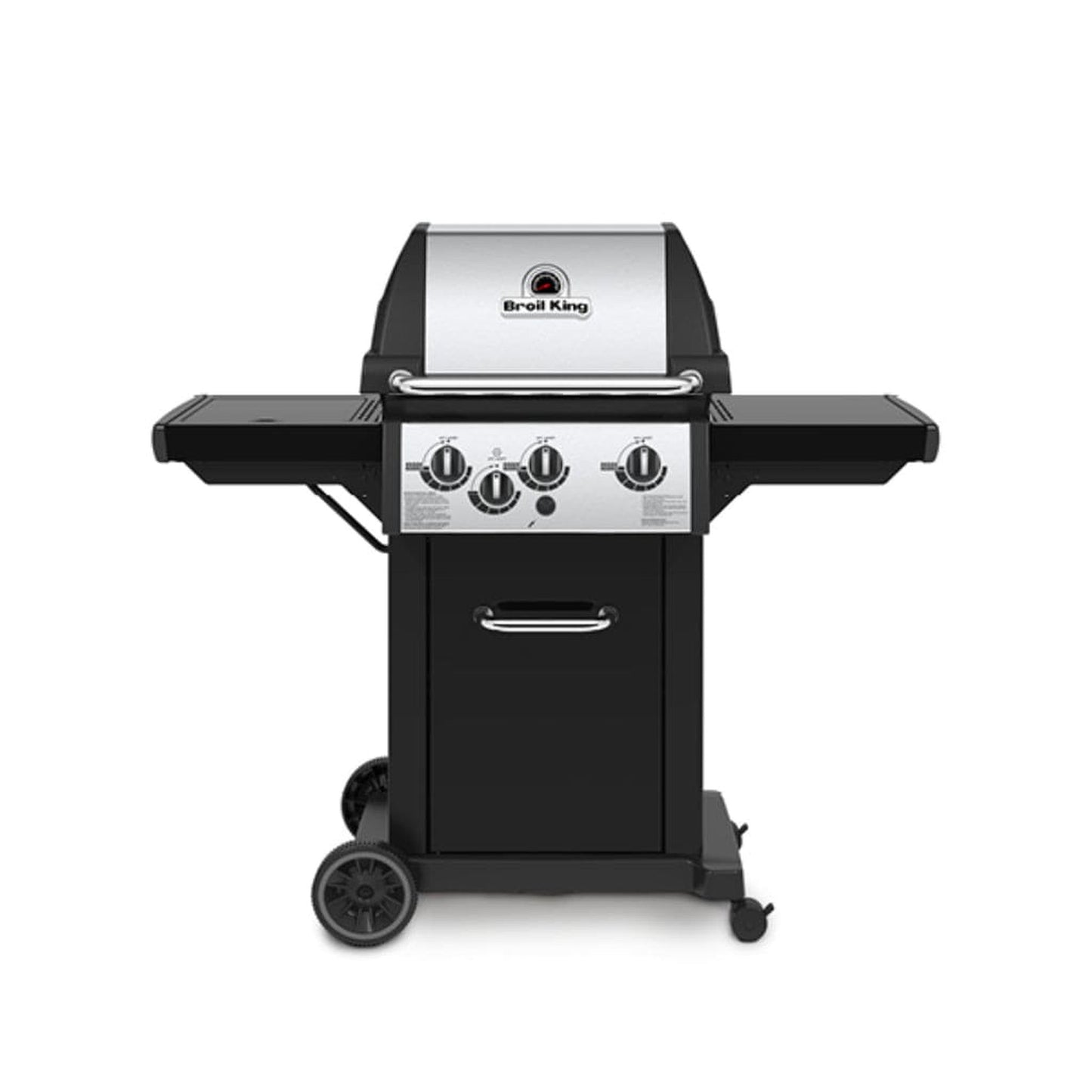 Broil King 51" 3-Burner Black Monarch 340 Gas Grill w/ Side Burner