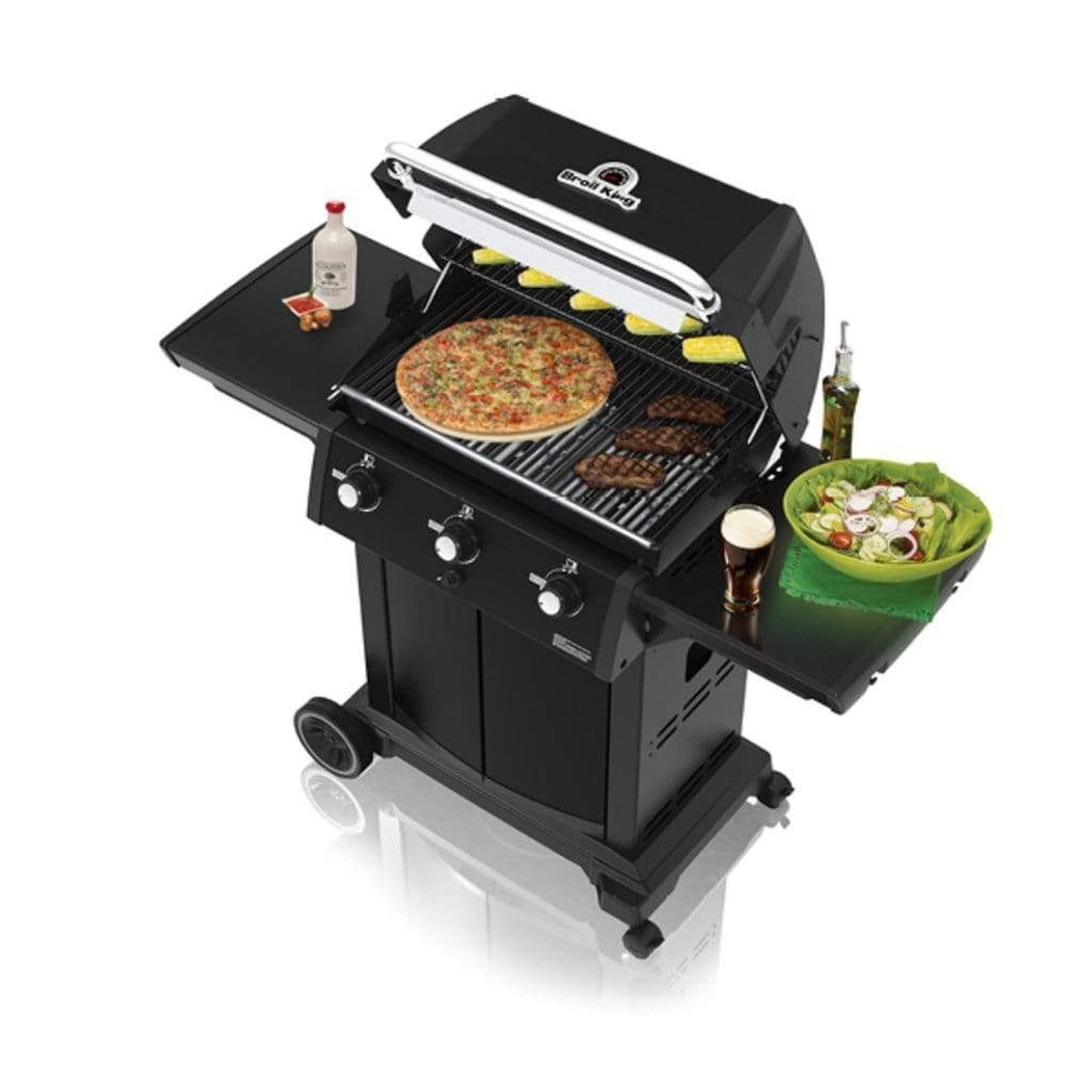 Broil King 56" 3-Burner Black Signet 320B Gas Grill