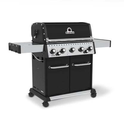 Broil King 63" 5-Burner Black Baron 590 Pro Gas Grill w/ Side Burner