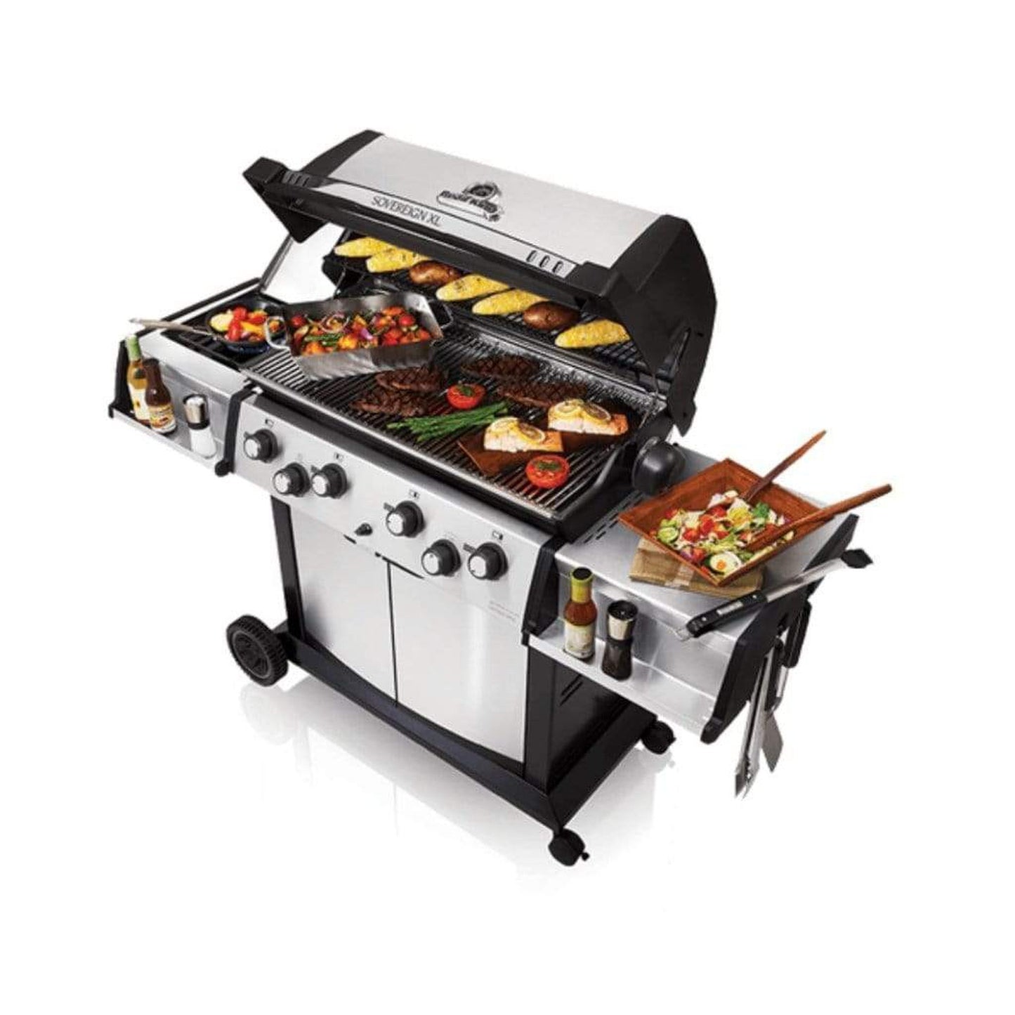 Broil King 65" 4-Burner Sovereign XLS 90 Gas Grill w/ Side Burner &