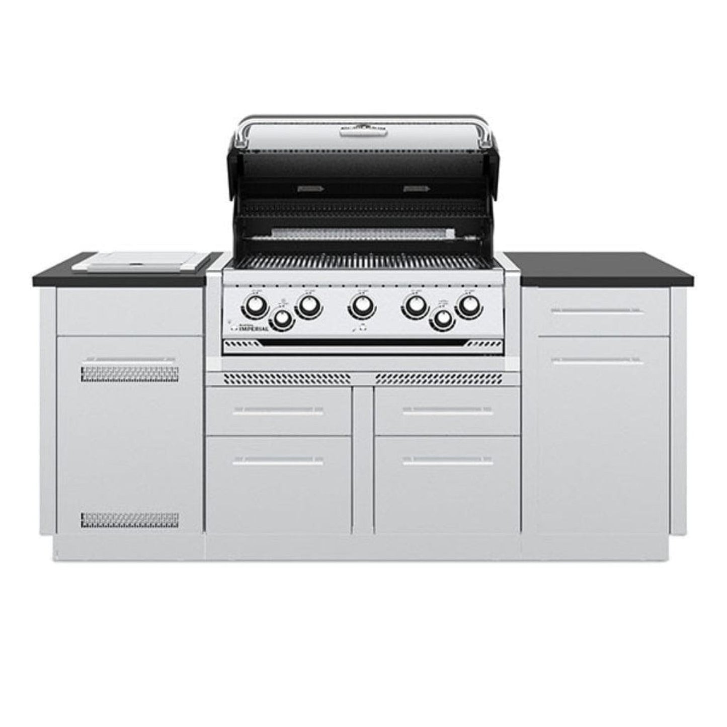 Broil King 79" 5-Burner Imperial S 590i Gas Grill Center w/ Side
