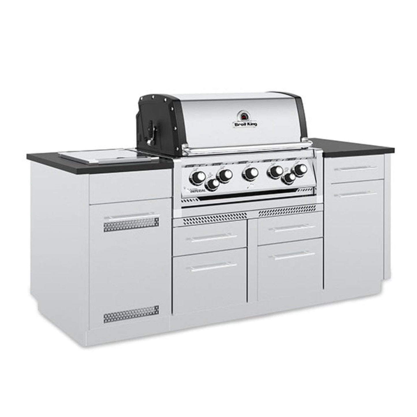 Broil King 79" 5-Burner Imperial S 590i Gas Grill Center w/ Side