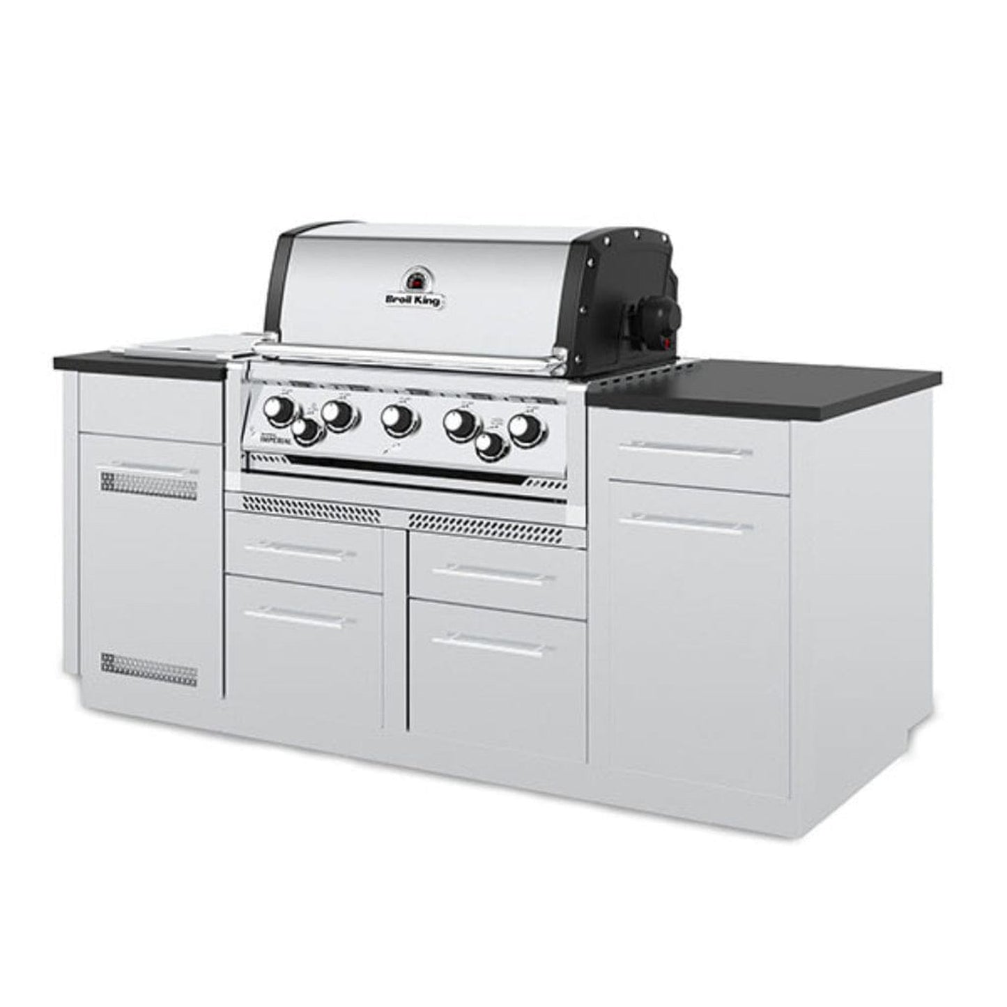 Broil King 79" 5-Burner Imperial S 590i Gas Grill Center w/ Side