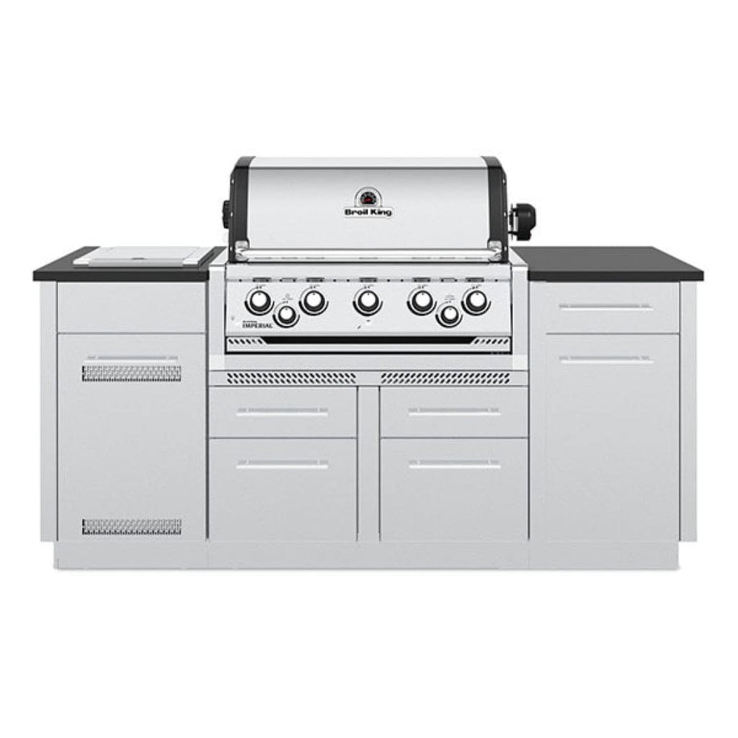 Broil King 79" 5-Burner Imperial S 590i Gas Grill Center w/ Side