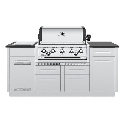 Broil King 79" 5-Burner Imperial S 590i Gas Grill Center w/ Side