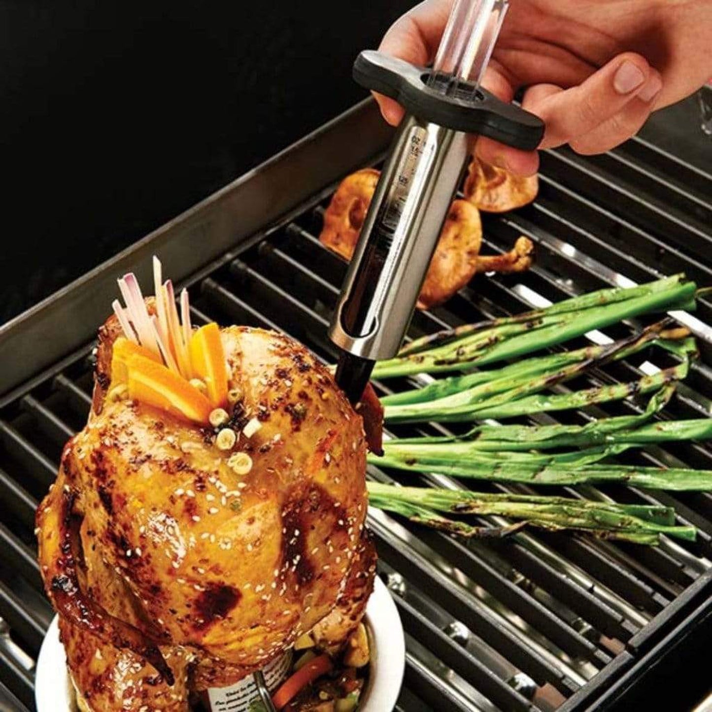 Broil King 8" Stainless Steel & Resin Marinade Injector